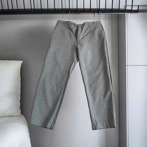 Authentic BURBERRY London Gray Flat Front Tailored Fit Men’s Dress Pants